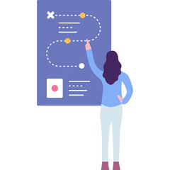 Action plan vector icon business strategy concept