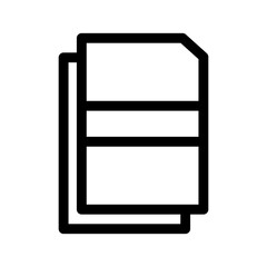 file icon or logo isolated sign symbol vector illustration - high quality black style vector icons
