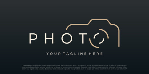 photography logo icon vector template