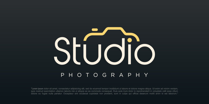 Studio Photography Logo design vector inspiration
