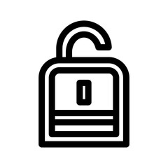 lock icon or logo isolated sign symbol vector illustration - high quality black style vector icons
