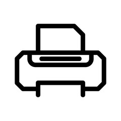 printer icon or logo isolated sign symbol vector illustration - high quality black style vector icons
