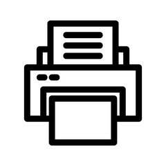 printer icon or logo isolated sign symbol vector illustration - high quality black style vector icons
