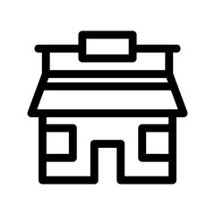 store icon or logo isolated sign symbol vector illustration - high quality black style vector icons
