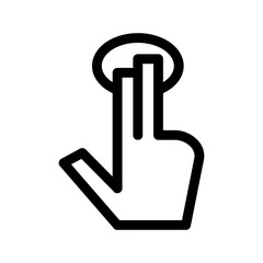 touch icon or logo isolated sign symbol vector illustration - high quality black style vector icons
