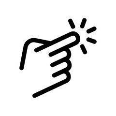 Obraz premium touch icon or logo isolated sign symbol vector illustration - high quality black style vector icons 