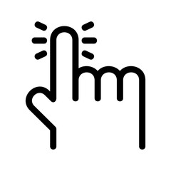 touch icon or logo isolated sign symbol vector illustration - high quality black style vector icons
