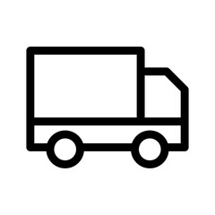 truck icon or logo isolated sign symbol vector illustration - high quality black style vector icons
