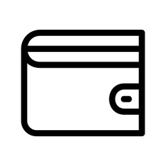 Obraz premium wallet icon or logo isolated sign symbol vector illustration - high quality black style vector icons 