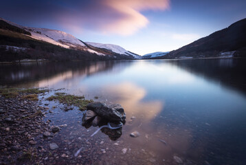 lake in the mountains