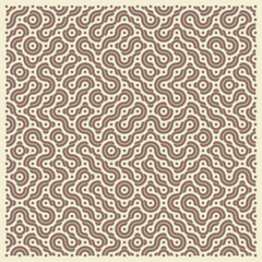 Color truchet tiling connections illustration