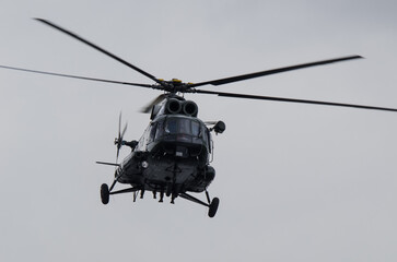 Fototapeta na wymiar MILITARY HELICOPTER - Machine in the air