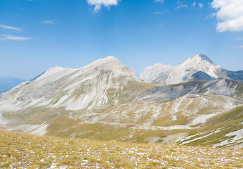 Appennini mountains, Italy - The mountain summit of central Italy, Abruzzo region, over 2000...