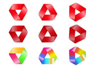 メビウスの輪　イラスト　セット