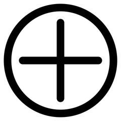 Plus vector icon
