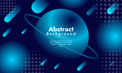 Abstract background with blue gradient geometric shapes