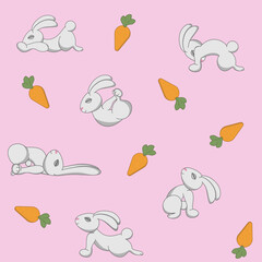 white rabbit doing stretching, pilates, fitness, yoga