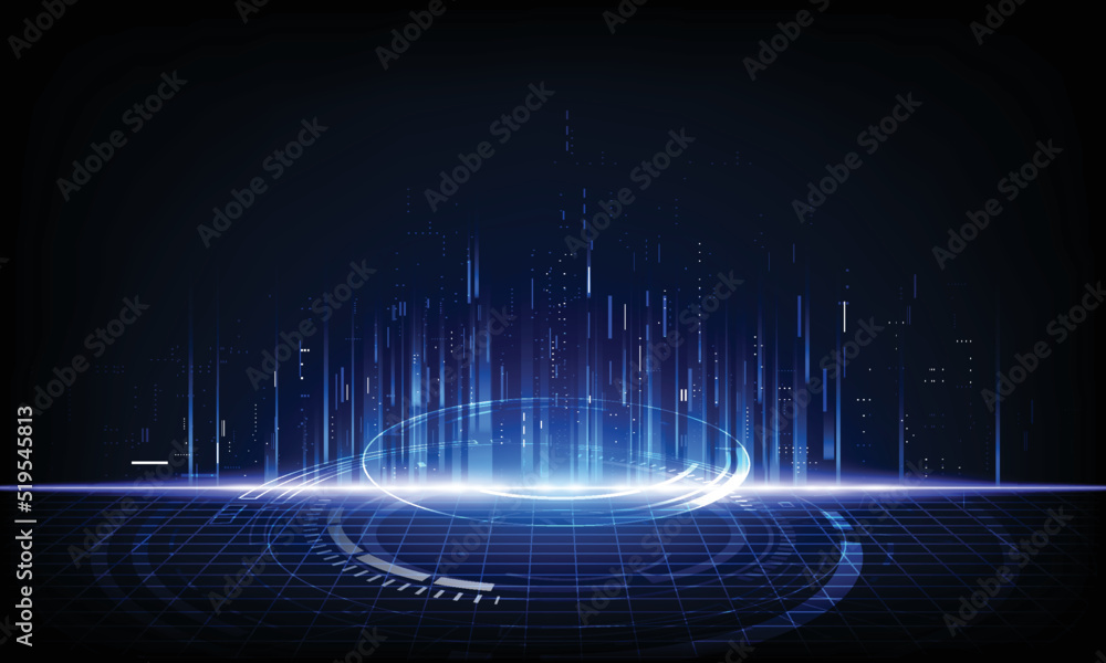 Poster abstract hi speed internet technology background vector.