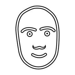 head, face, man icon