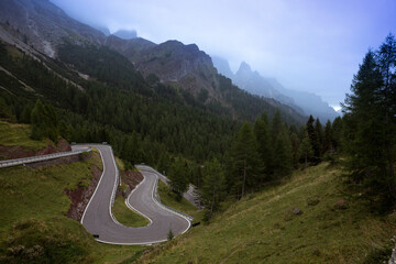 a Mountain road