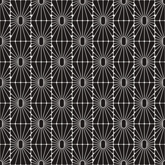 Vector Geometric Abstract Seamless Monochrome Pattern Texture Background