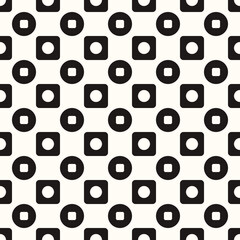 Vector Geometric Abstract Seamless Monochrome Pattern Texture Background