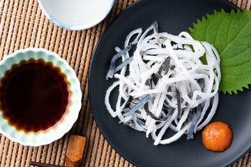 ふぐ皮の刺身