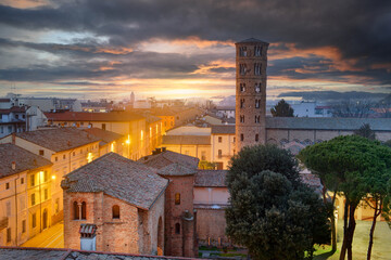 Ravenna, Italy Historic Skyline