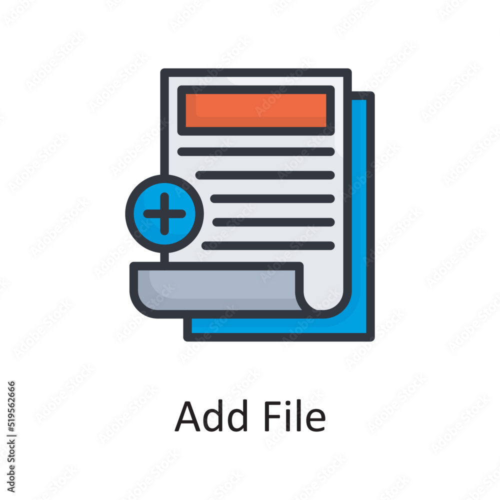 Poster add file vector filled outline icon design illustration. miscellaneous symbol on white background ep