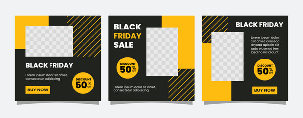 Black Friday Sale Post template Banner Design