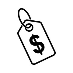 price tag icon vector design template