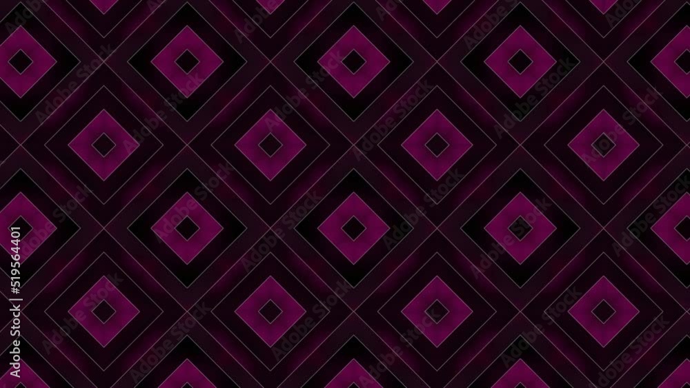 Poster pink dark rectangular tile ornamental mosaic animation. abstract geometric background texture slide 