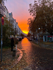 Sonnenuntergang in Berlin Charlottenburg