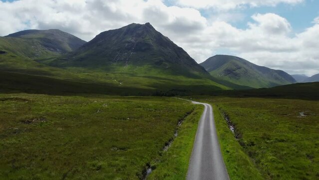 A van in highlands