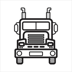 truck icon vector design template