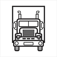 truck icon vector design template