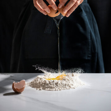 Making pasta dough