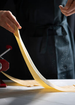 Making pasta dough