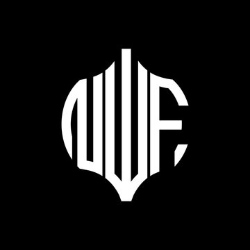 NWF letter logo. NWF best black background vector image. NWF Monogram logo design for entrepreneur and business.
