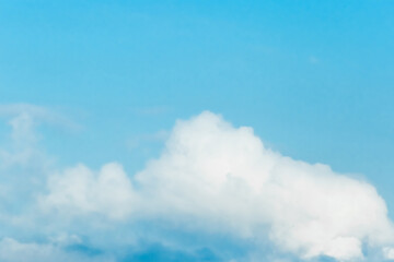 Large white sky clouds blue weather background atmosphere nature air wind