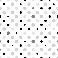 Grey polka dots
