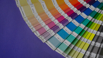 spreaded fan shape color charts . Color, colorful, design, image
