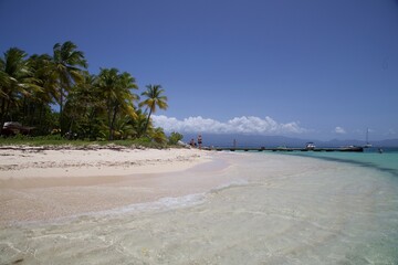 Obraz premium plage de l'ilet du gosier