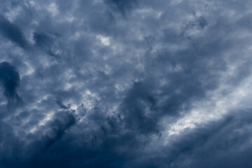 Dark blue sky nature white clouds background weather wind air atmosphere