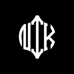 NIK letter logo. NIK best black background vector image. NIK Monogram logo design for entrepreneur and business.
 - obrazy, fototapety, plakaty