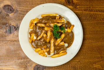 disco fries with gravy and cheese