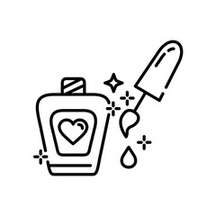 icon beauty salon nails styling