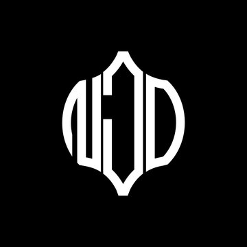 NJO letter logo. NJO best black background vector image. NJO Monogram logo design for entrepreneur and business.
