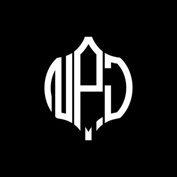 NPJ letter logo. NPJ best black background vector image. NPJ Monogram logo design for entrepreneur and business.
