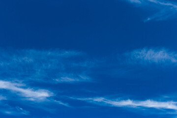 Fototapeta na wymiar Sky blue clouds white heaven natural background weather wind atmosphere
